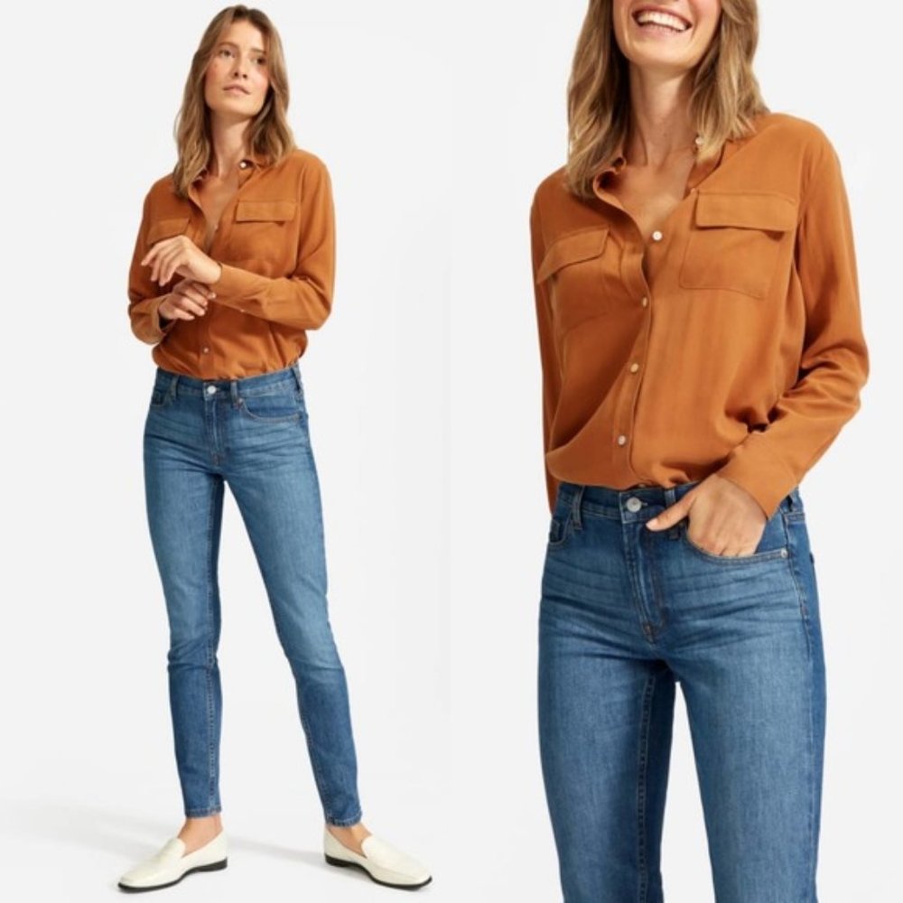 NWT Everlane Mid Rise Skinny Jeans 31